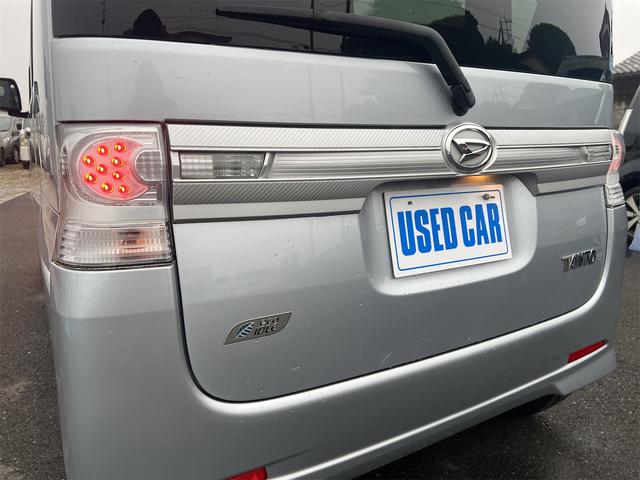 タント カスタムＲＳ　インタークーラーターボ　ナビＴＶ　電動スライドドア　スマートキー　アイドリングストップ　純正エアロ　ＨＩＤ　ベンチシート　リヤフルフラット　ＣＤ　ＤＶＤ再生　アルミホイール　後期モデル　無事故車（12枚目）