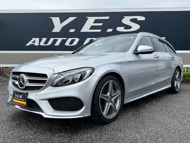 Ｃクラスステーションワゴン Ｃ１８０　ステーションワゴン　ローレウスエディション　ワンオーナー　禁煙車　保証書　手帳　取説　整備記録簿　スペアキー　ＲＳＰ　ヒーター付き黒革シート　スライディングルーフ　限定車　ＬＥＤライト（7枚目）