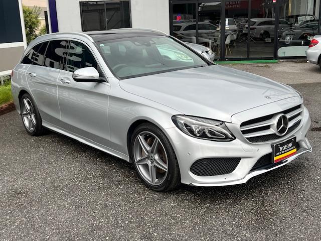 Ｃクラスステーションワゴン Ｃ１８０　ステーションワゴン　ローレウスエディション　ワンオーナー　禁煙車　保証書　手帳　取説　整備記録簿　スペアキー　ＲＳＰ　ヒーター付き黒革シート　スライディングルーフ　限定車　ＬＥＤライト（16枚目）