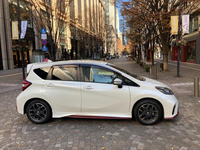 ノート ニスモ LEDヘッドライト ナビTVBカメラETC プッシュスタート エマージェンシーブレーキ 車線逸脱警報 アルカンターラコンビステアリング(2枚目)