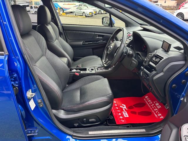WRX S4 2.0GT-Sアイサイト 大型リヤスポイラー 本革シート 柿本マフラー ナビTV バックカメラ ETC2.0 ドラレコ エアロスプラッシュ パワーシート シートヒーター フロント&左サイドカメラ(39枚目)