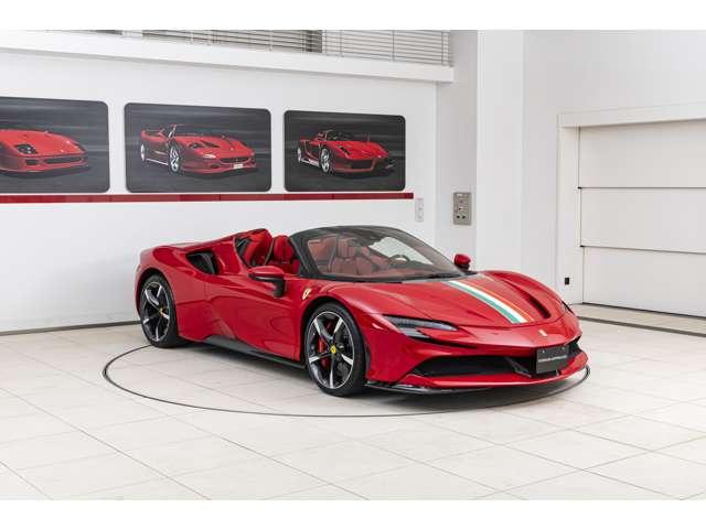 ＳＦ９０スパイダー Ｆ１　ＤＣＴ　Ｅ４ＷＤ　レアディフューザーカーボン　シルキックカーボン　フロントトンネルカーボンカーボンレーシングシート　レーシングシートリフター　ダッシュボードインサートカーボン（23枚目）