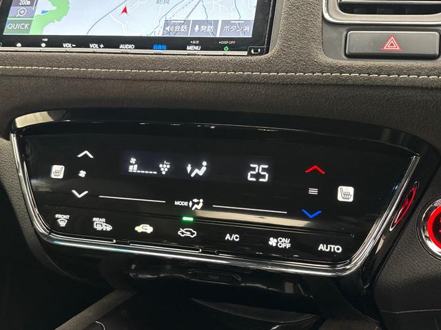 ヴェゼル ＲＳ・ホンダセンシング　純正８インチメモリーナビ　ＥＴＣ　ＬＥＤヘッドライト　社外前後ドラレコ　シートヒーター　パドルシフト　ホンダセンシング　衝突軽減ブレーキ　バックカメラ　フルセグＴＶ　ＤＶＤ再生　ＣＤ再生　盗難防止（34枚目）
