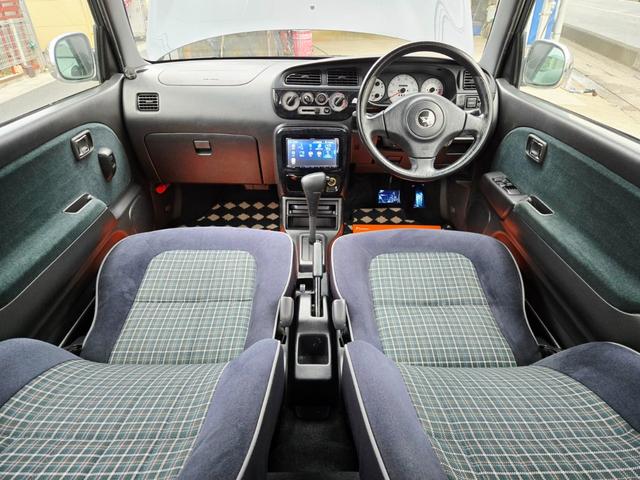 ミラジーノ ジーノＳ　ジーノＳ　３ドア　ターボ　ハヤシストリート１４インチアルミ　車検対応オーバーフェンダー　ローダウン　純正ＯＰメッシュグリル　前後ドラレコ（16枚目）