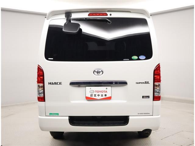 ハイエースバン スーパーGL 50TH アニバーサリーリミテッド 地デジ 衝突軽減ブレーキ AC100V電源 助手席エアバック ETC LEDヘッドライト ABS 左右電動スライドドア DVD スマートキー メモリナビ 横滑り防止機能 キーレス オートエアコン(2枚目)