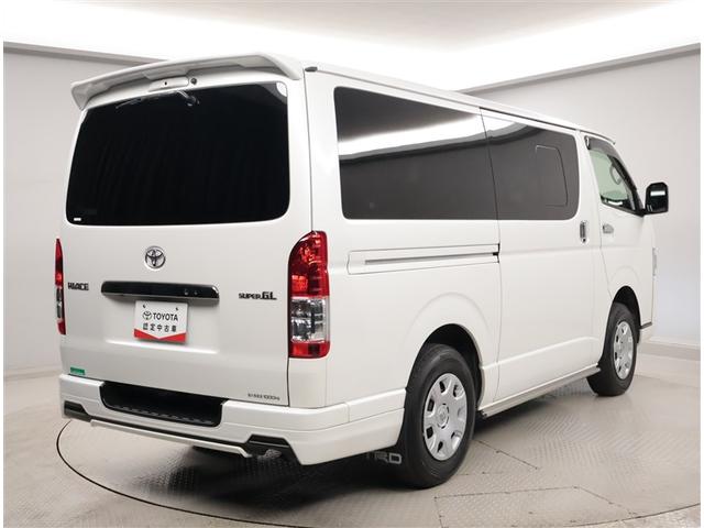 ハイエースバン スーパーGL ダークプライムII AC 助手席エアバック フルフラットシート 地デジ 盗難防止システム ドライブレコーダ 4WD車 ETC付き DVD LEDヘッドランプ エアB ナビ&TV メモリーナビ 横滑り防止 AC100(3枚目)