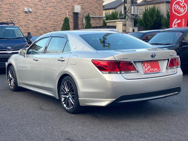 クラウンハイブリッド アスリートＳ　ワンオーナー・サンルーフ・純正ＨＤＤナビ・地デジ・ＢＴオーディオ・バックモニター・ビルトインＥＴＣ・パワーシート・スマートキー・純正ＯＰ１８ＡＷ・クルコン・ディスチャージドランプ（9枚目）