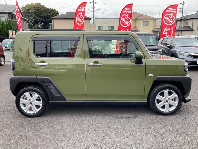 タフト Ｇターボ　クロムベンチャー　ワンオーナー・純正ＳＤナビ・地デジ・ＢＴオーディオ・バックモニター・全方位モニター・スマートキー・ガラスルーフ・ＥＴＣ・純正ドラレコ・純正１５ＡＷ・ルーフレール・シートヒーター（4枚目）