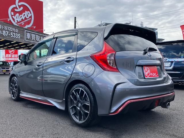 ノート ニスモ　Ｓ　ワンオーナー　走行２万５千キロ台　５速マニュアル　前左右純正レカロシート　オーテックマフラー　ＬＥＤヘッド　アルパインＳＤナビ・７００Ｗ　フルセグ　Ｂガイドモニター　前後ドライブレコーダー　ＥＴＣ（2枚目）