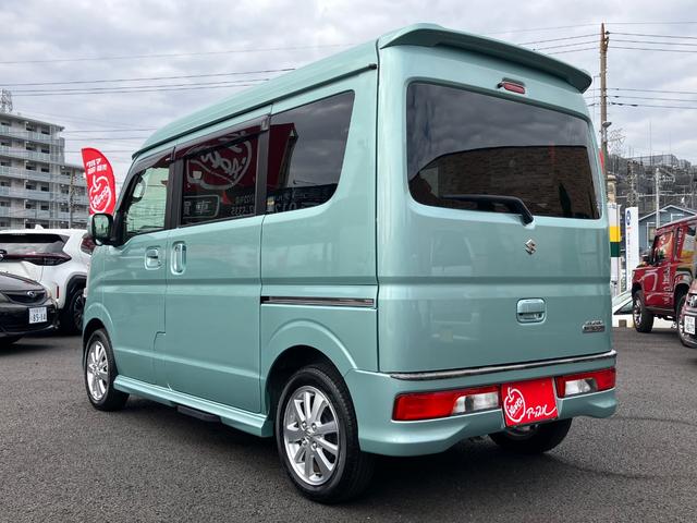 エブリイワゴン ＰＺターボスペシャル　ハイルーフ　両側パワスラ　純正ナビ　フルセグ　Ｂガイドモニター　ＥＴＣ　オートステップ　ＨＩＤライト　セーフティサポート　リヤベッドキット　オートライト　オート電格ウインカーミラー　プッシュスタート（5枚目）