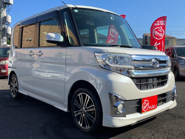 タント カスタムＲＳ　走行３６０００キロ台　両側パワスラ　純正ＳＤナビ・ＮＳＺＰ－Ｗ６５ＤＥ　純正フリップダウンモニター　フルセグ　Ｂガイドモニター　革巻きハンドル　エコアイドル　サイドＳＲＳ　オート電格ウインカーミラー（4枚目）