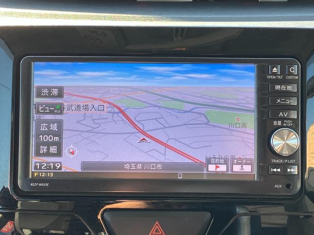 タント カスタムＲＳ　走行３６０００キロ台　両側パワスラ　純正ＳＤナビ・ＮＳＺＰ－Ｗ６５ＤＥ　純正フリップダウンモニター　フルセグ　Ｂガイドモニター　革巻きハンドル　エコアイドル　サイドＳＲＳ　オート電格ウインカーミラー（10枚目）