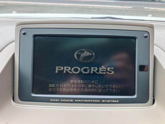 プログレ ＮＣ２５０　ウォールナットパッケージ　メーカーナビ　バックカメラ　ＨＩＤライト　純正アルミ　パワーシート　キーレスキー　走行８万キロ台　ウッドコンビハンドル　サイドエアバッグ　木目調パネル　タイヤ４本２０２２年製　Ｗエアバッグ　ＡＢＳ（24枚目）