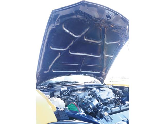 ボンネット裏側は元の車体色です