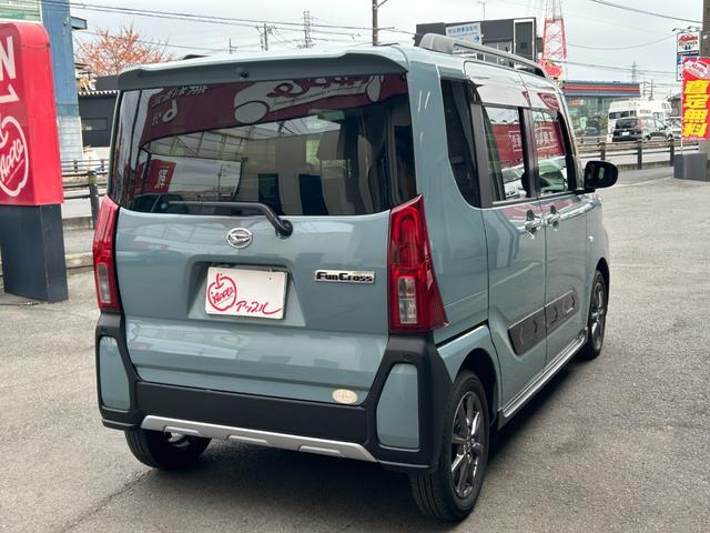 タント ファンクロス　社外ＳＤナビ　バックカメラ　ＢＴオーディオ　フルセグＴＶ　　ドラレコ前後　ＥＴＣ　シートヒーター　スマートキー２つ　ワンオーナー（8枚目）