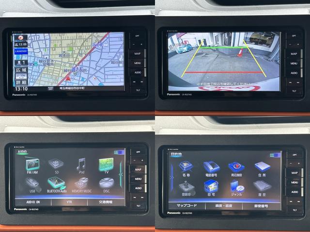 タント ファンクロス　社外ＳＤナビ　バックカメラ　ＢＴオーディオ　フルセグＴＶ　　ドラレコ前後　ＥＴＣ　シートヒーター　スマートキー２つ　ワンオーナー（10枚目）