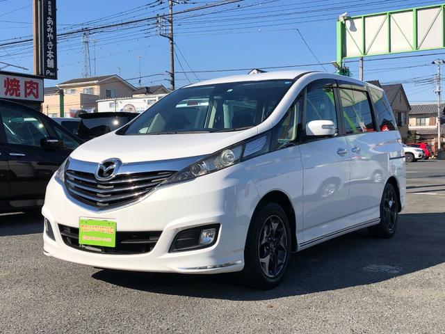 ビアンテ グランツ－スカイアクティブ　保証付き　ワンオーナー　禁煙車　両側電動スライドドア　Ｂｌｕｅｔｏｏｔｈ接続　バックカメラ　ナビ　フルセグＴＶ　盗難防止装置　スマートキー　８人乗り　３列シート　ルームクリーニング実施済み（3枚目）