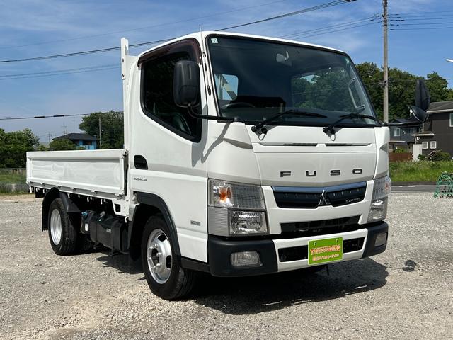 キャンター 　１．５ｔ　全低床　ＡＴ車　ディーゼルターボ　１年保証付き　荷台内寸　長さ３１００ｍｍ　幅１６００ｍｍ　ナビ　ＴＶ　ＥＴＣ　電動格納ミラー　坂道発進補助装置付　１．５トン　１．５トントラック　平ボディ（3枚目）