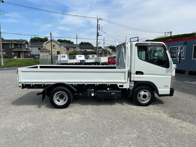 キャンター 　１．５ｔ　全低床　ＡＴ車　ディーゼルターボ　１年保証付き　荷台内寸　長さ３１００ｍｍ　幅１６００ｍｍ　ナビ　ＴＶ　ＥＴＣ　電動格納ミラー　坂道発進補助装置付　１．５トン　１．５トントラック　平ボディ（4枚目）