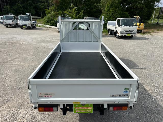 キャンター 　１．５ｔ　全低床　ＡＴ車　ディーゼルターボ　１年保証付き　荷台内寸　長さ３１００ｍｍ　幅１６００ｍｍ　ナビ　ＴＶ　ＥＴＣ　電動格納ミラー　坂道発進補助装置付　１．５トン　１．５トントラック　平ボディ（49枚目）