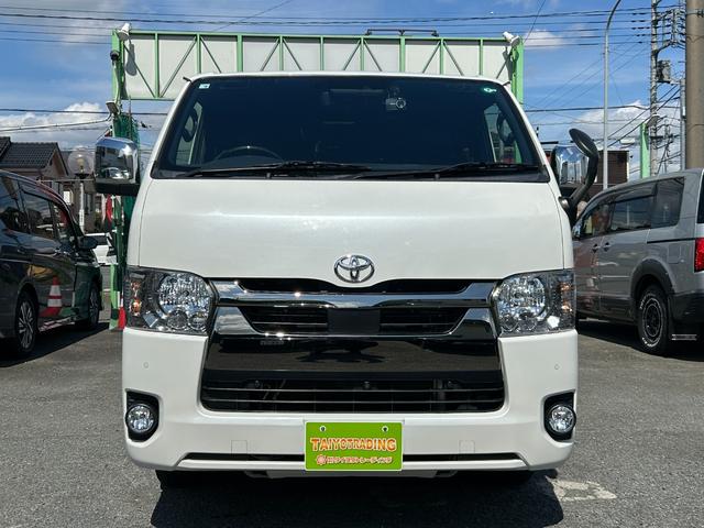 ハイエースバン スーパーＧＬ　ダークプライムＩＩ　１年保証付き　禁煙車　トヨタセーフティセンス　ディーゼルターボ　アラウンドビューモニター　ナビ　ＴＶ　ＥＴＣ　バックカメラ　ドライブレコーダー前後　Ｂｌｕｅｔｏｏｔｈ接続　電動格納ミラー　全方位カメラ（2枚目）