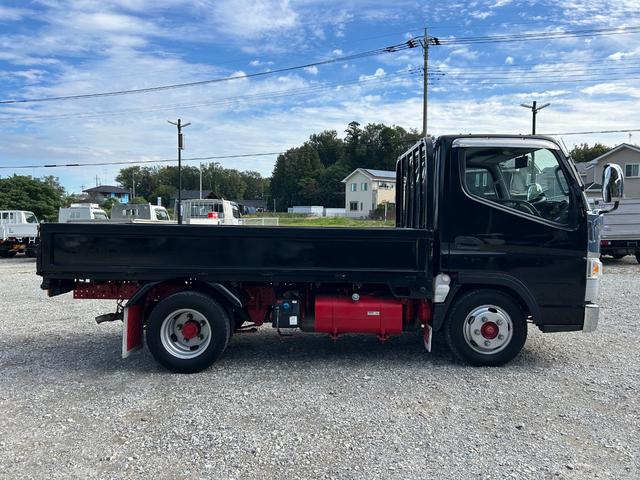 キャンター 全低床　カスタム　１年保証付き　２ｔ　ＡＴ車　ディーゼルターボ　両側電動格納ミラー　荷台内寸　長さ３１００ｍｍ　幅１６００ｍｍ　ナビ　ＴＶ　Ｂｌｕｅｔｏｏｔｈ接続　２トン　２トントラック　平ボディ　荷台鉄板可（4枚目）