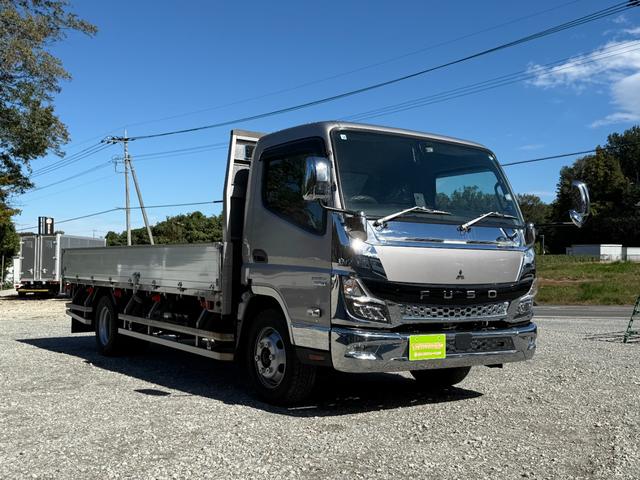 キャンター ワイドキャブロング全低床カスタム　１年保証付　３．５ｔ　ワイド超ロング　ＡＴ車　ワイドロング　積載量３５００ｋｇ　荷台内寸　長さ５０００ｍｍ　幅２０８０ｍｍ　荷台鉄板張り　アルミ　ＥＴＣ　準中型免許対応車　４トントラック　４ｔ　３トン（3枚目）