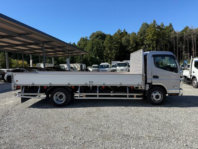 キャンター ワイドキャブロング全低床カスタム　１年保証付　３．５ｔ　ワイド超ロング　ＡＴ車　ワイドロング　積載量３５００ｋｇ　荷台内寸　長さ５０００ｍｍ　幅２０８０ｍｍ　荷台鉄板張り　アルミ　ＥＴＣ　準中型免許対応車　４トントラック　４ｔ　３トン（4枚目）