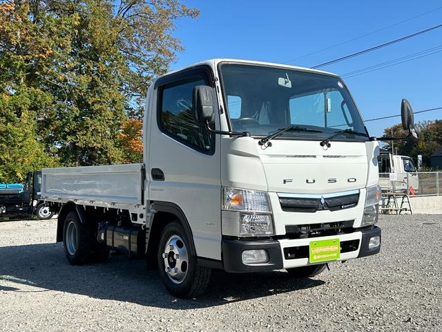 キャンター 全低床　１年保証付き　禁煙車　２ｔ　ＡＴ車　ディーゼルターボ　電動格納ミラー　荷台内寸　長さ３１００ｍｍ　幅１６００ｍｍ　荷台木製　坂道発進補助装置付　２トン　２トントラック　標準　平ボディ　荷台鉄板張り可能（3枚目）