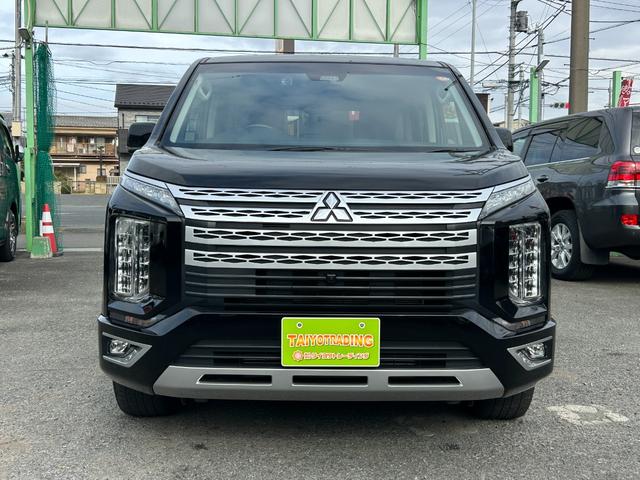 デリカD:5 G パワーパッケージ 1年保証付き 禁煙車 後席モニター アラウンドビューモニター シートヒーター AC100V 両側電動スライドドア ナビTV ETC バックカメラ 前後ドライブレコーダー Bluetooth接続 8人乗(2枚目)