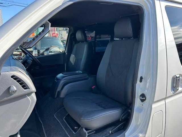 ハイエースバン スーパーGL ダークプライムII 1年保証付き 禁煙車 ディーゼルターボ トヨタセーフティセンス パノラミックビューモニター AC100V ナビTV ETC バックカメラ Bluetooth接続 Wエアコン LEDヘッドライト エアロ(38枚目)