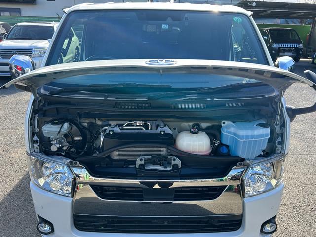 ハイエースバン スーパーGL ダークプライムII 1年保証付き 禁煙車 ディーゼルターボ トヨタセーフティセンス パノラミックビューモニター AC100V ナビTV ETC バックカメラ Bluetooth接続 Wエアコン LEDヘッドライト エアロ(63枚目)