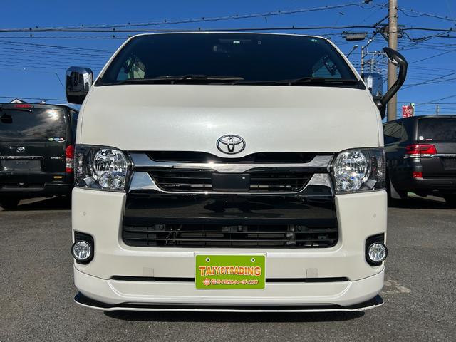 ハイエースバン スーパーGL ダークプライムII 1年保証付き 禁煙車 ディーゼルターボ トヨタセーフティセンス パノラミックビューモニター AC100V ナビTV ETC バックカメラ Bluetooth接続 Wエアコン LEDヘッドライト エアロ(69枚目)