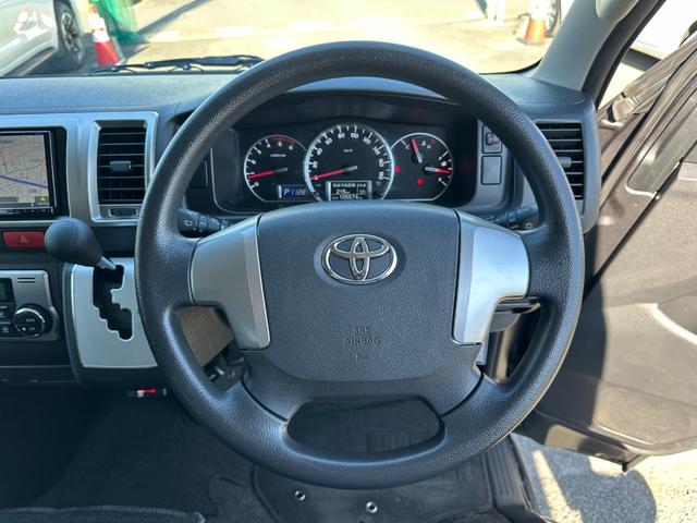 ハイエースバン ロングスーパーGL 1年保証付き 禁煙車 バックカメラ Bluetooth接続 ディーゼルターボ ナビ TV ETC ドライブレコーダー 両側スライドドア LEDヘッドライト ホイルキャップ付き AC100V キーレス(14枚目)