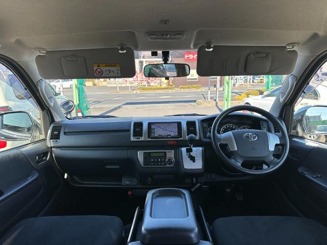 ハイエースバン ロングスーパーGL 1年保証付き 禁煙車 バックカメラ Bluetooth接続 ディーゼルターボ ナビ TV ETC ドライブレコーダー 両側スライドドア LEDヘッドライト ホイルキャップ付き AC100V キーレス(41枚目)