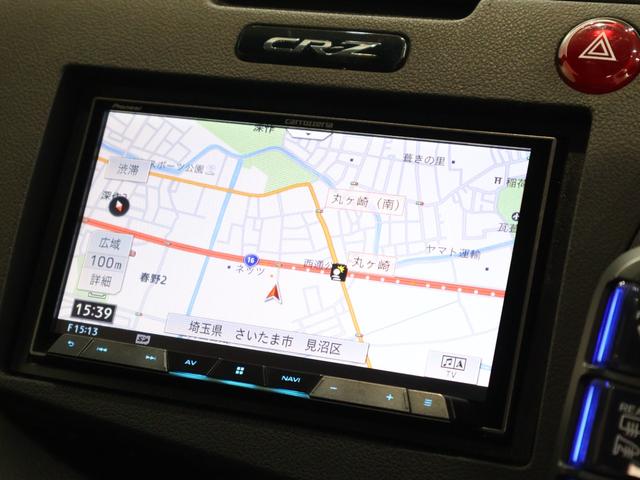 ＣＲ－Ｚ αマスターレーベル　６速ＭＴ　社外ナビ　バックカメラ　ＨＩＤ　フォグ　社外マフラー　ローダウン　Ｂカメラ　ナビ・ＴＶ　スマキー　ＥＴＣ　オートクルーズ　フルセグ　ＤＶＤ再生　アイストップ　キーフリーシステム　Ｗエアバッグ（4枚目）