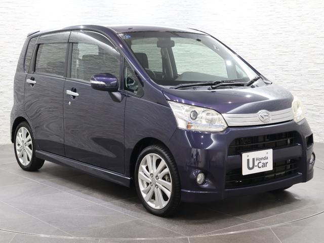 ムーヴ カスタムＲＳ　社外ナビ　バックカメラ　クルコン　ＥＴＣ　ＨＩＤライト　衝突軽減ブレーキ　踏み間違え防止装置　セキュリティアラーム　フルセグ地デジ　Ｉストップ　横滑り防止機能　ナビＴＶ　ＤＶＤ再生可　ターボ車　ＰＷ（12枚目）