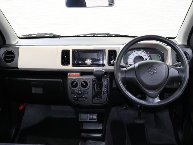 アルト F 純正オーディオ 軽減ブレーキ パーキングセンサー ETC ハロゲンライト セキュリティ 記録簿付き ダブルエアバック キーレスエントリーシステム 横滑防止 パワステ 運転席エアバッグ AC ABS(4枚目)