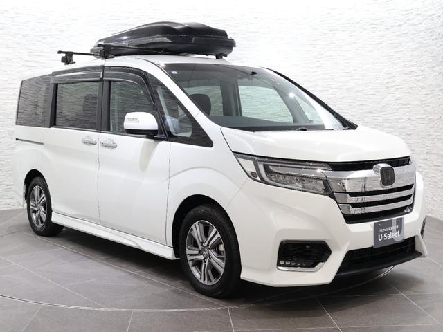 ステップワゴンスパーダ e:HEVスパーダGホンダセンシング 純正ナビ バックカメラ ドラレコ ルーフキャリア ETC LEDライト フォグ ドライブレコーダ セキュリティアラーム 横滑り防止装置 クルーズコントロール Bカメラ USB接続 フルセグ ナビ&TV(28枚目)