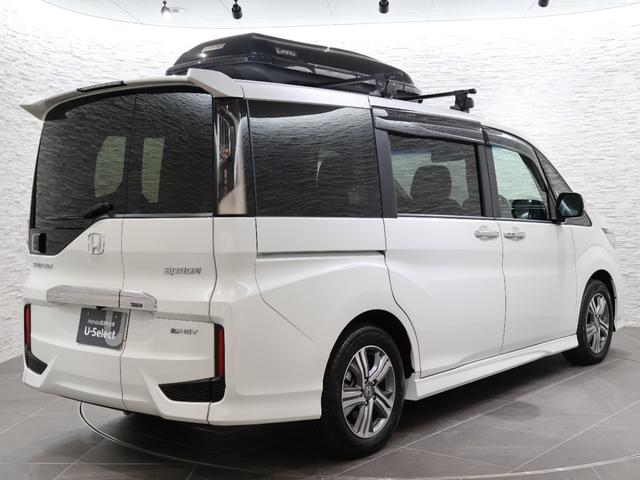 ステップワゴンスパーダ e:HEVスパーダGホンダセンシング 純正ナビ バックカメラ ドラレコ ルーフキャリア ETC LEDライト フォグ ドライブレコーダ セキュリティアラーム 横滑り防止装置 クルーズコントロール Bカメラ USB接続 フルセグ ナビ&TV(30枚目)