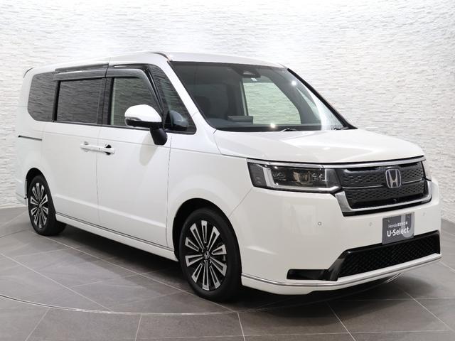 ステップワゴン ｅ：ＨＥＶスパーダプレミアムライン　純正ナビ　マルチビューカメラ　両側パワースライドドア　フリップダウン　パーキングセンサー　パワーテールゲート　ＥＴＣ　ＬＥＤライト　フォグ　マルチカメラ　Ｐテールゲート　Ｗエアコン　両側自動ドア（28枚目）