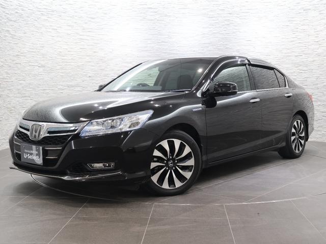 アコードハイブリッド EX 純正メーカーナビ ETC クルコン CMBS フォグ パワーシート 純正アルミ バックカメラ Fドライブレコーダー リヤカメラ 衝突軽減システム 盗難防止装置 パワーウィンドウ USB LED 記録簿(16枚目)