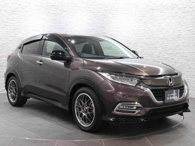 ヴェゼル ハイブリッドＲＳ・ホンダセンシング　純正ナビ　バックカメラ　横滑り防止　シートヒーター　ＥＴＣ　ＬＥＤライト　フォグ　社外ＡＷ　スマートキー　定期点検記録簿　デュアルエアコン　サイドＳＲＳ　Ｒカメ　フルオートエアコン　両席エアバック（19枚目）