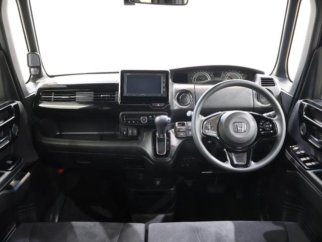 Ｎ－ＢＯＸカスタム Ｌ　雹損害　純正ナビ　バックカメラ　両側パワースライドドア　パーキングセンサー　両席電動スライドドア　Ｐソナー　サイドエアバッグ　Ａストップ　シートヒータ　ベンチシート　点検記録簿　キーフリーシステム（6枚目）