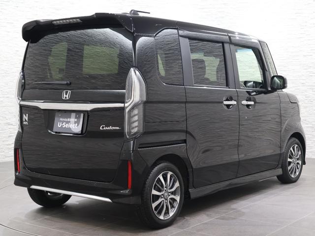 Ｎ－ＢＯＸカスタム Ｌ　雹損害　純正ナビ　バックカメラ　両側パワースライドドア　パーキングセンサー　両席電動スライドドア　Ｐソナー　サイドエアバッグ　Ａストップ　シートヒータ　ベンチシート　点検記録簿　キーフリーシステム（30枚目）