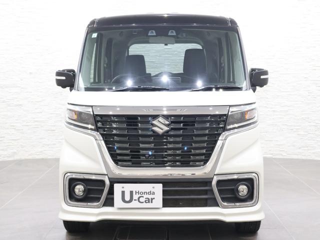 スペーシアカスタム ハイブリッドＸＳターボ　社外ナビ　マルチビューカメラ　両側パワースライドドア　パーキングセンサー　踏み間違い防止　車線逸脱警報　横滑り防止　シートヒーター　ＥＴＣ　ＬＥＤライト　フォグ　両自動ドア　前後誤発進抑制機能　ＡＣ（22枚目）