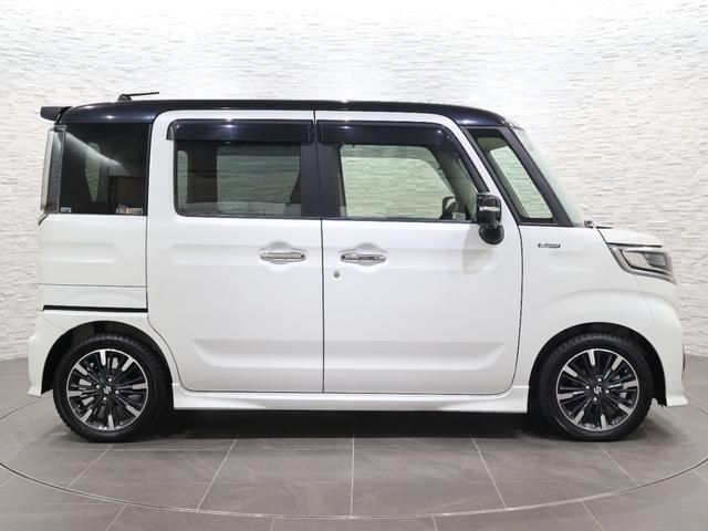 スペーシアカスタム ハイブリッドＸＳターボ　社外ナビ　マルチビューカメラ　両側パワースライドドア　パーキングセンサー　踏み間違い防止　車線逸脱警報　横滑り防止　シートヒーター　ＥＴＣ　ＬＥＤライト　フォグ　両自動ドア　前後誤発進抑制機能　ＡＣ（24枚目）