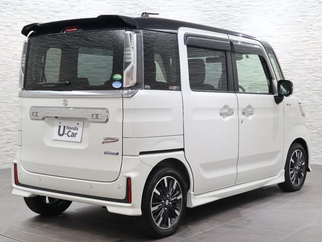 スペーシアカスタム ハイブリッドＸＳターボ　社外ナビ　マルチビューカメラ　両側パワースライドドア　パーキングセンサー　踏み間違い防止　車線逸脱警報　横滑り防止　シートヒーター　ＥＴＣ　ＬＥＤライト　フォグ　両自動ドア　前後誤発進抑制機能　ＡＣ（25枚目）