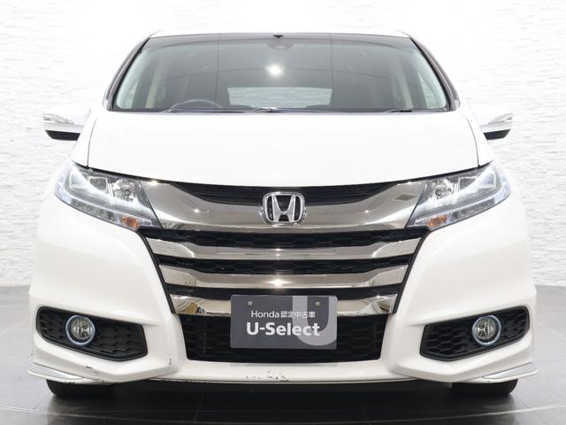 オデッセイハイブリッド ハイブリッドアブソルート・ホンダセンシング 純正ナビ バックカメラ 両側パワースライドドア 電動シート オットマン ウォークスルー ETC LEDライト フォグ 純正AW スマートキー サイドカーテンエアバック リアカメラ Pシート ABS(21枚目)