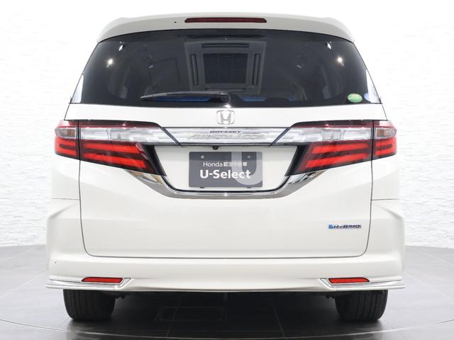 オデッセイハイブリッド ハイブリッドアブソルート・ホンダセンシング 純正ナビ バックカメラ 両側パワースライドドア 電動シート オットマン ウォークスルー ETC LEDライト フォグ 純正AW スマートキー サイドカーテンエアバック リアカメラ Pシート ABS(25枚目)